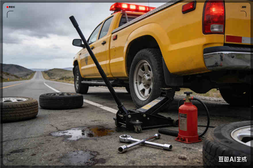 谯城区爆胎道路救援-汽车换轮胎