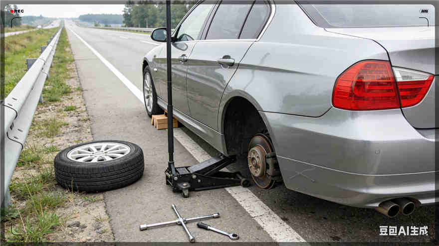 谯城区爆胎道路救援-汽车换备胎